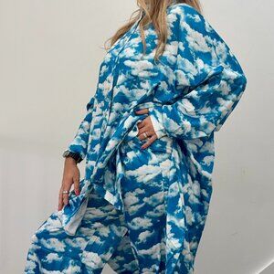 Dressed in LALA satin playsuit